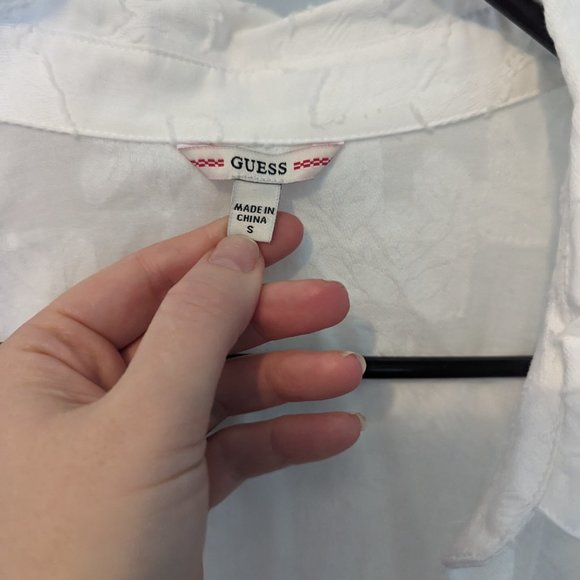 Guess Frederica Cotton Button-Up Shirt - Picture 4 of 7